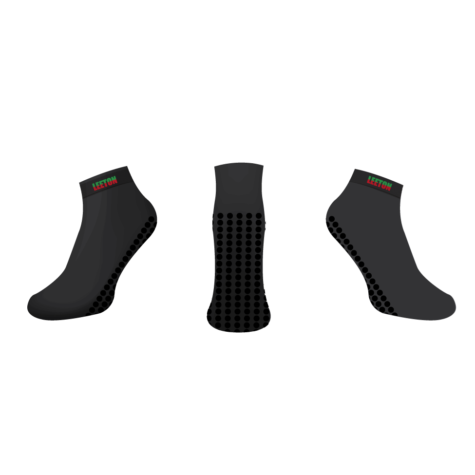 LEETON LIGHTNING TOUCH ANKLE GRIP SOCKS
