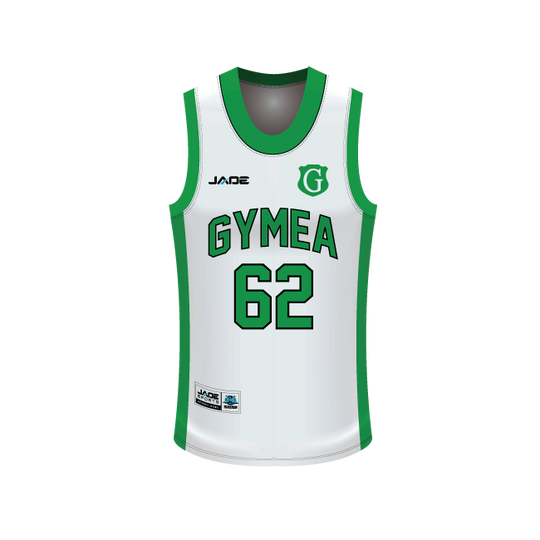GYMEA GORILLAS JRLFC BASKETBALL SINGLET -  (WHITE)