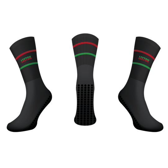 LEETON LIGHTNING TOUCH CREW GRIP SOCKS