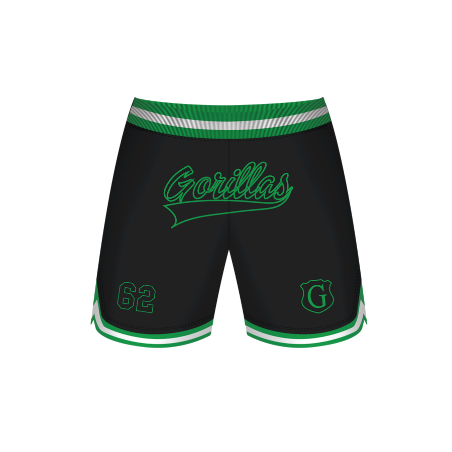 GYMEA GORILLAS JRLFC BASKETBALL SHORTS (BLACK)