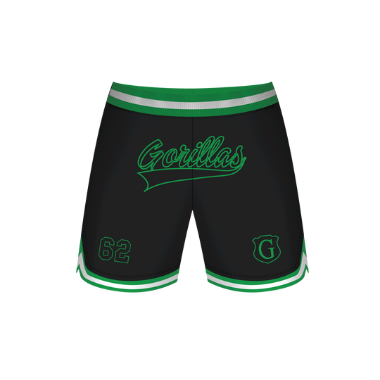 GYMEA GORILLAS JRLFC BASKETBALL SHORTS (BLACK)