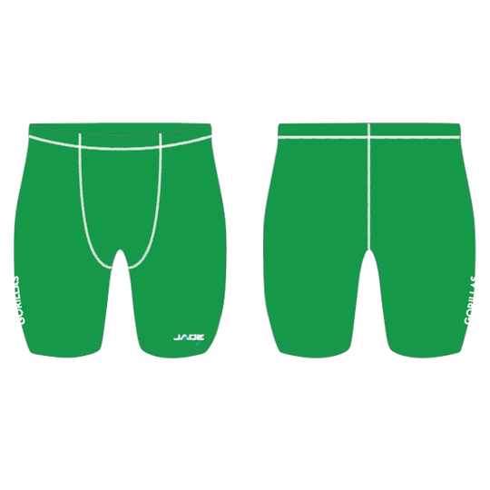 GYMEA GORILLAS JRLFC COMPRESSION SHORTS (UNDER GARMENT) - GIRLS (GREEN)
