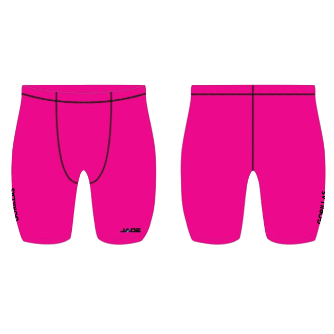 GYMEA GORILLAS JRLFC COMPRESSION SHORTS (UNDER GARMENT) - GIRLS (PINK)