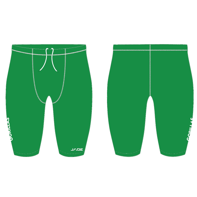 GYMEA GORILLAS JRLFC COMPRESSION SHORTS (UNDER GARMENT) - YOUTH (GREEN)