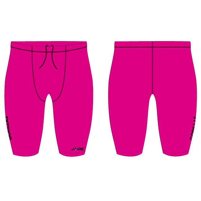 GYMEA GORILLAS JRLFC COMPRESSION SHORTS (UNDER GARMENT) - YOUTH (PINK)