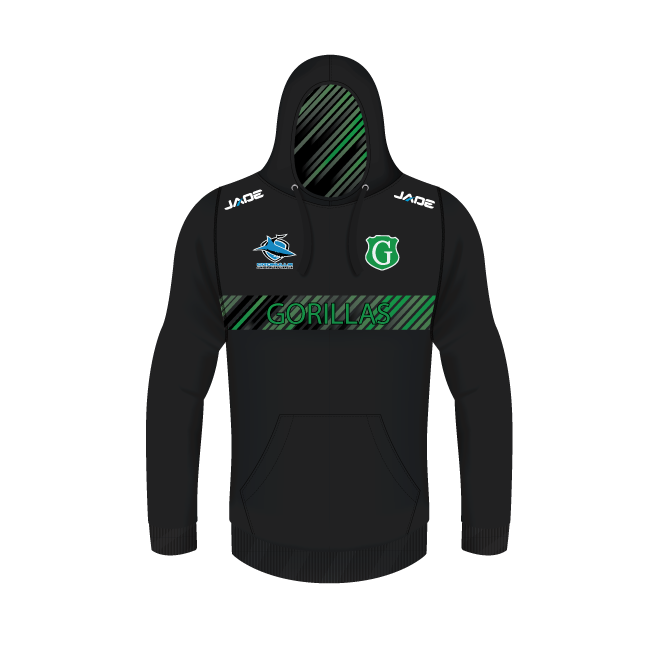 GYMEA GORILLAS JRLFC HOODIE - ADULTS (GREEN)