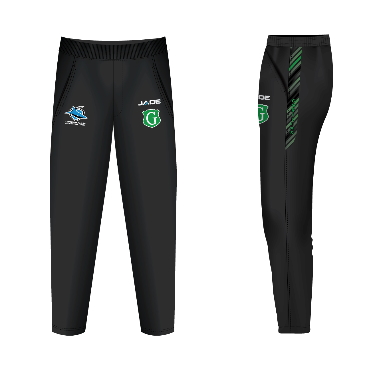 GYMEA GORILLAS JRLFC TRACKPANTS (GREEN)