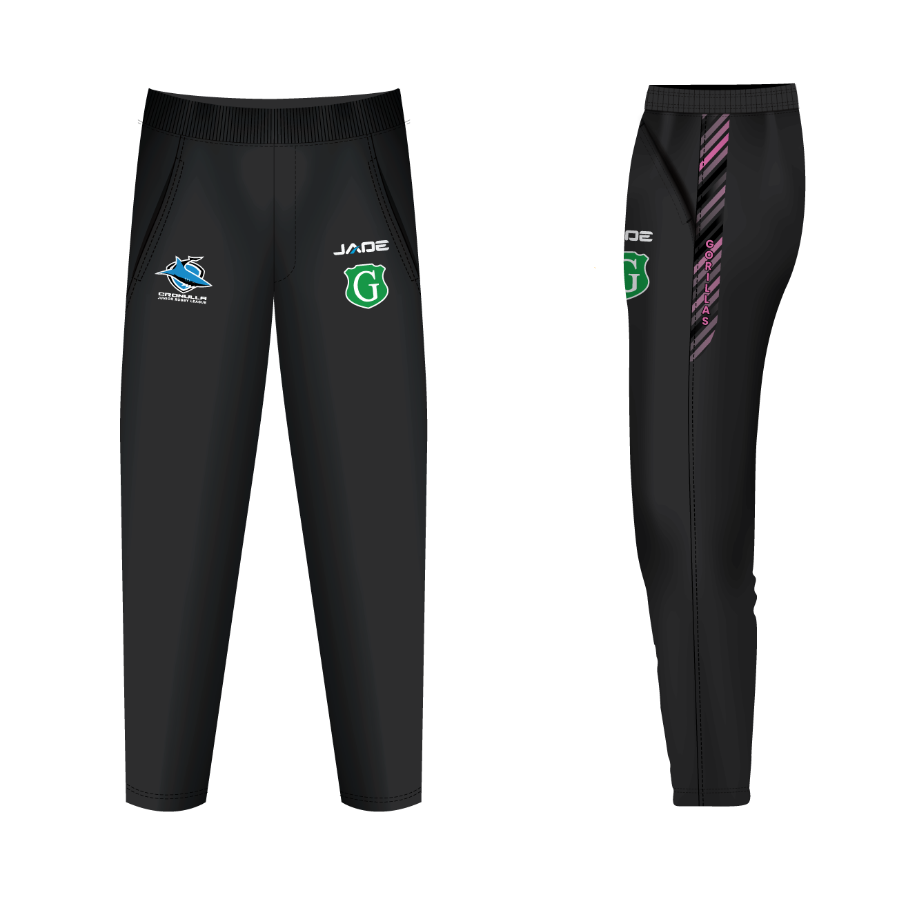 GYMEA GORILLAS JRLFC TRACKPANTS (PINK)