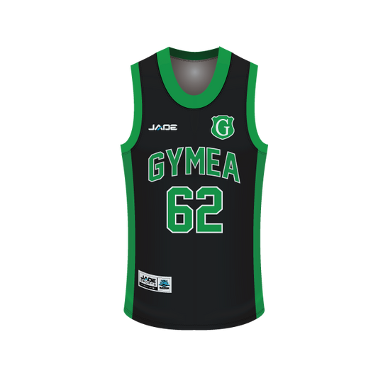 GYMEA GORILLAS JRLFC BASKETBALL SINGLET - (BLACK)