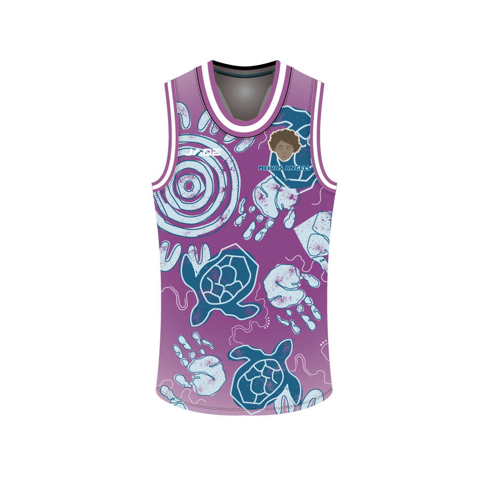 MEIVAS ANGELS SUPPORTER BASKETBALL SINGLET