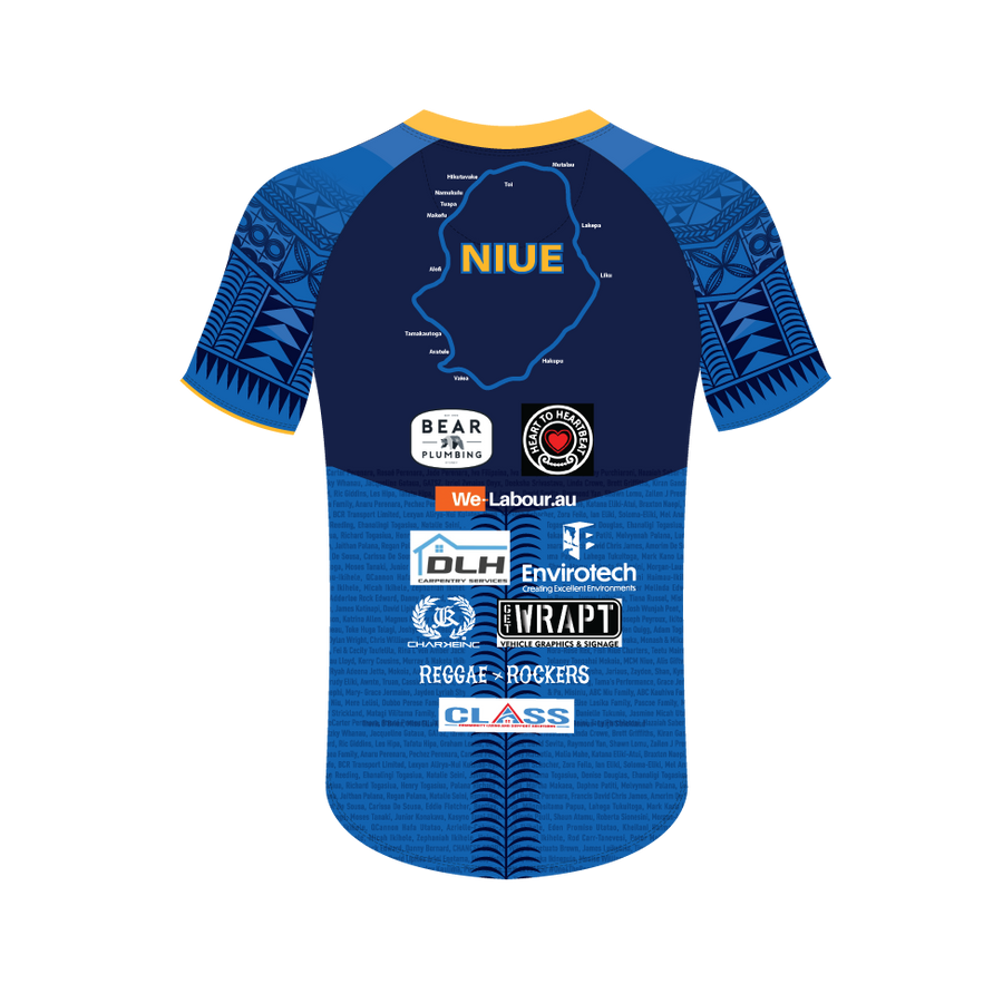 NIUE RUGBY LEAGUE JAPAN TOUR PLAYERS TRAINING TEE
