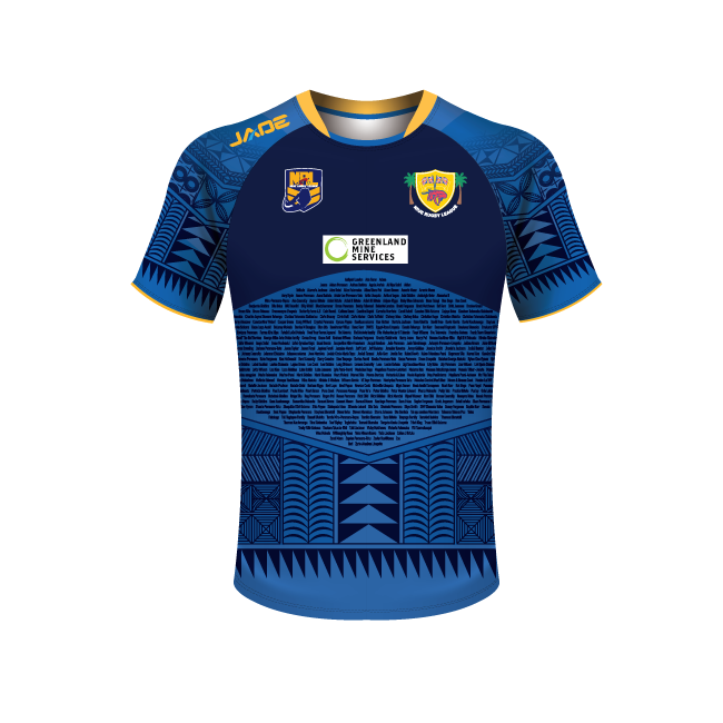 NIUE RUGBY LEAGUE JAPAN TOUR PLAYERS TRAINING TEE
