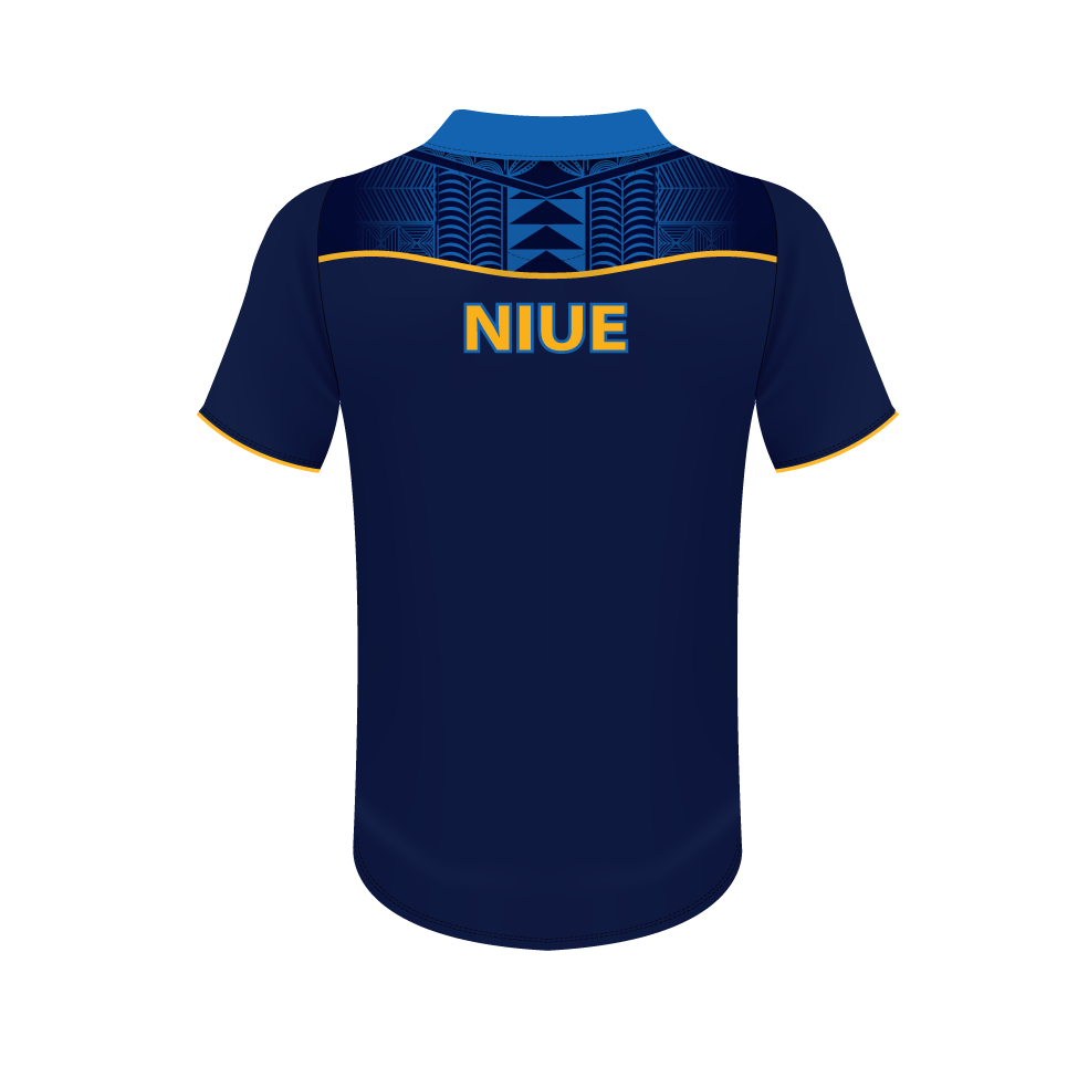 NIUE RUGBY LEAGUE JAPAN TOUR PLAYERS POLO