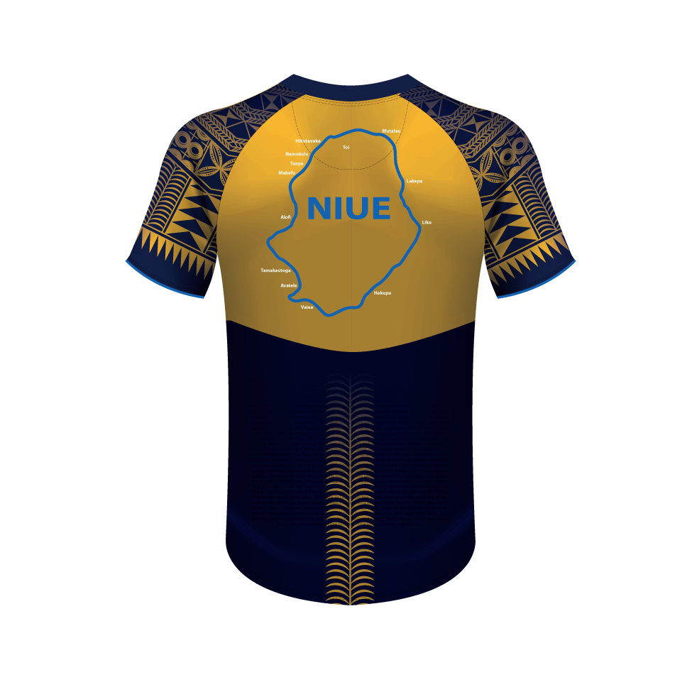 NIUE RUGBY LEAGUE SUPPORTERS ALTERNATE TRAINING TEE