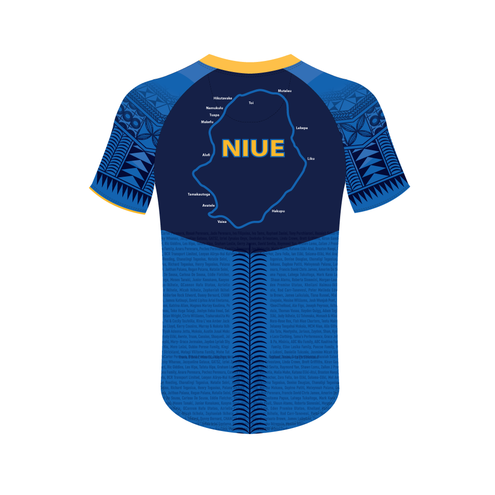 NIUE RUGBY LEAGUE SUPPORTERS TRAINING TEE