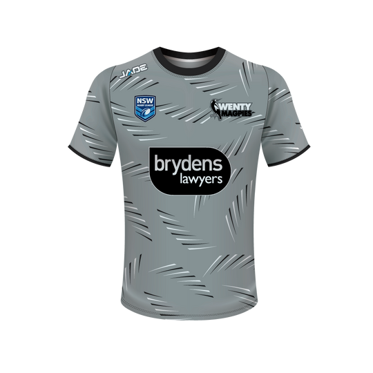 WENTWORTHVILLE MAGPIES TRAINING TEE - GREY