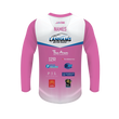 Load image into Gallery viewer, GRIFFITH TOUCH LONG SLEEVE TRAINING TEE PINK- MINIMUM QTY'S APPLY
