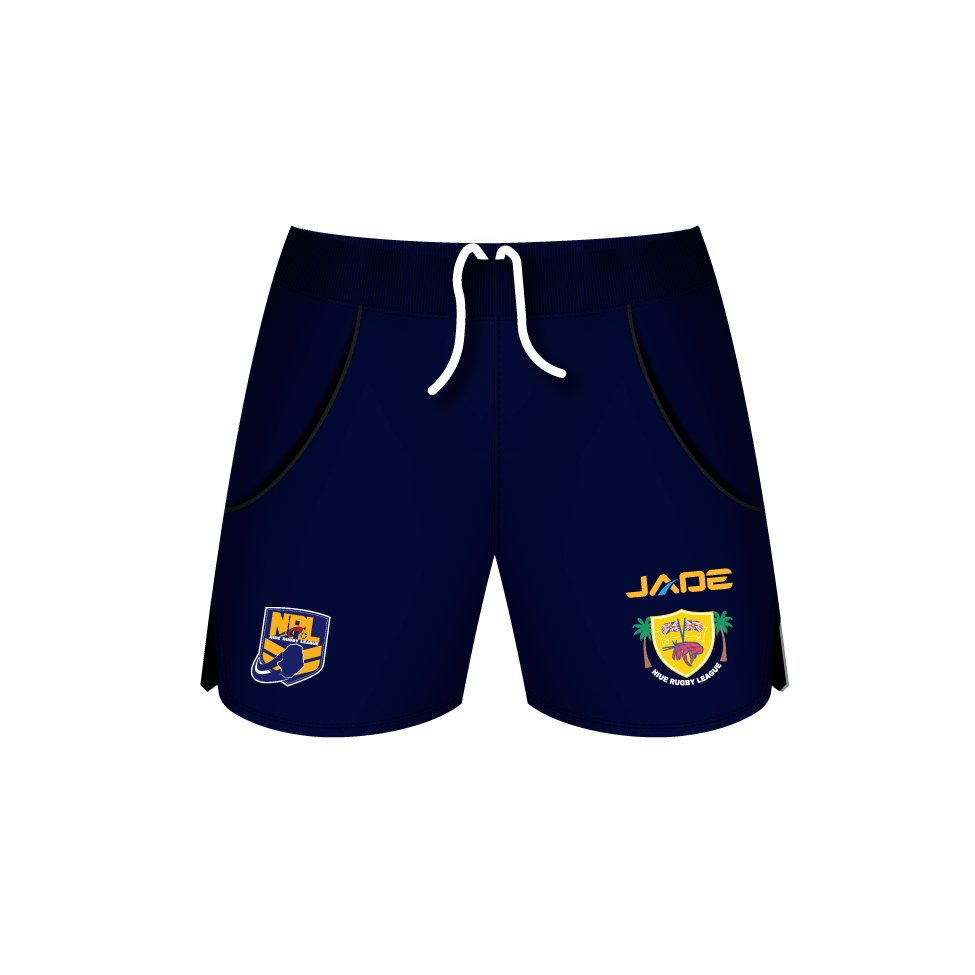 NIUE RUGBY LEAGUE JAPAN TOUR PLAYERS TRAINING SHORTS