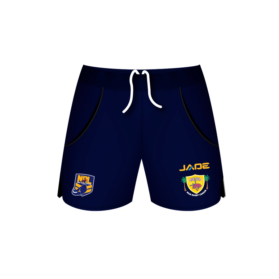 NIUE RUGBY LEAGUE JAPAN TOUR PLAYERS TRAINING SHORTS
