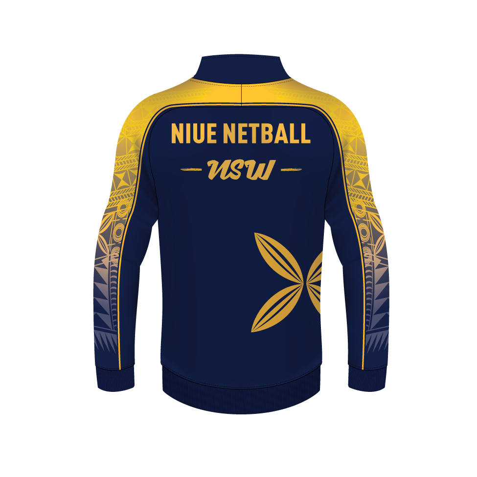NIUE NETBALL NSW NAVY TRACKTOP
