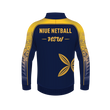 Load image into Gallery viewer, NIUE NETBALL NSW NAVY TRACKTOP
