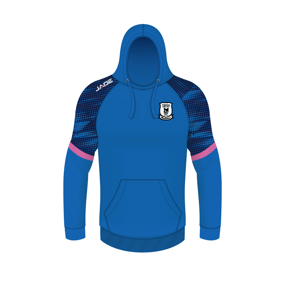 YENDA BLUEHEELERS JRL ROYAL/PINK SUBLIMATED HOODIE