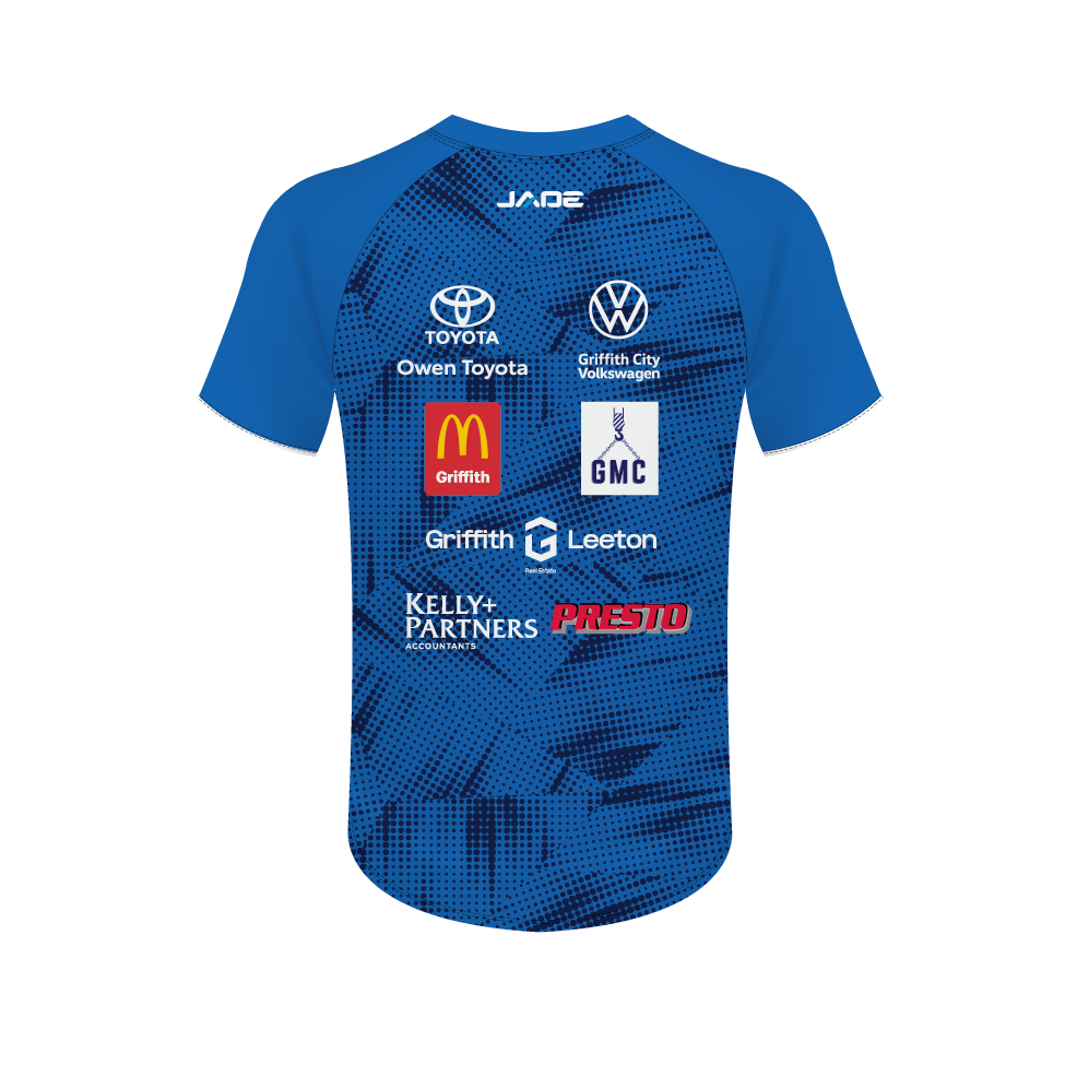 YENDA BLUEHEELERS  JRL TRAINING TEE