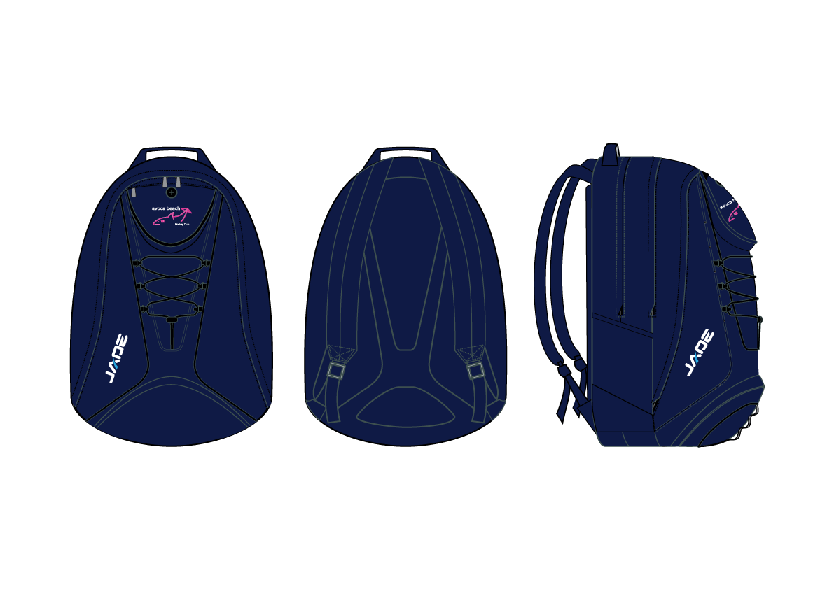 AVOCA BEACH HOCKEY BACKPACK WITH BOOT COMPARTMENT- MIN QTYS APPLY