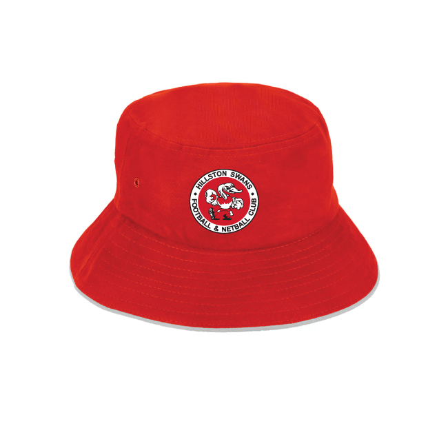 HILLSTON SWANS RED BUCKET HAT