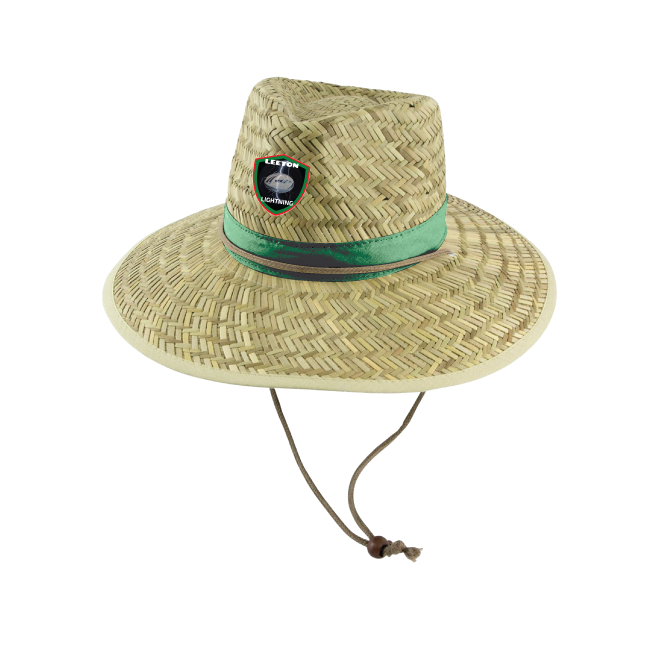 LEETON LIGHTNING TOUCH STRAW HAT - MINIMUM QTY'S APPLY