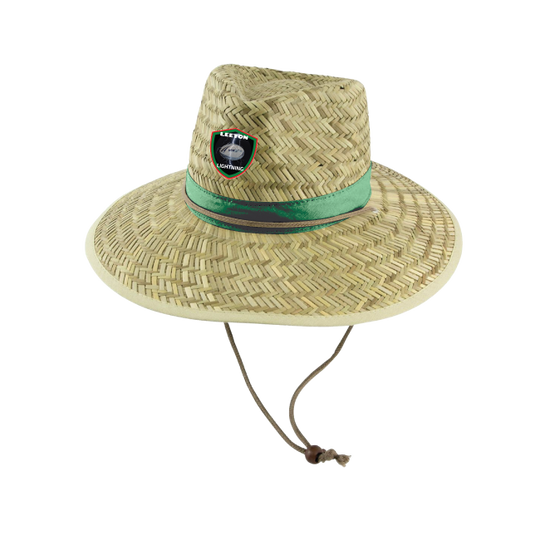 LEETON LIGHTNING TOUCH STRAW HAT - MINIMUM QTY'S APPLY