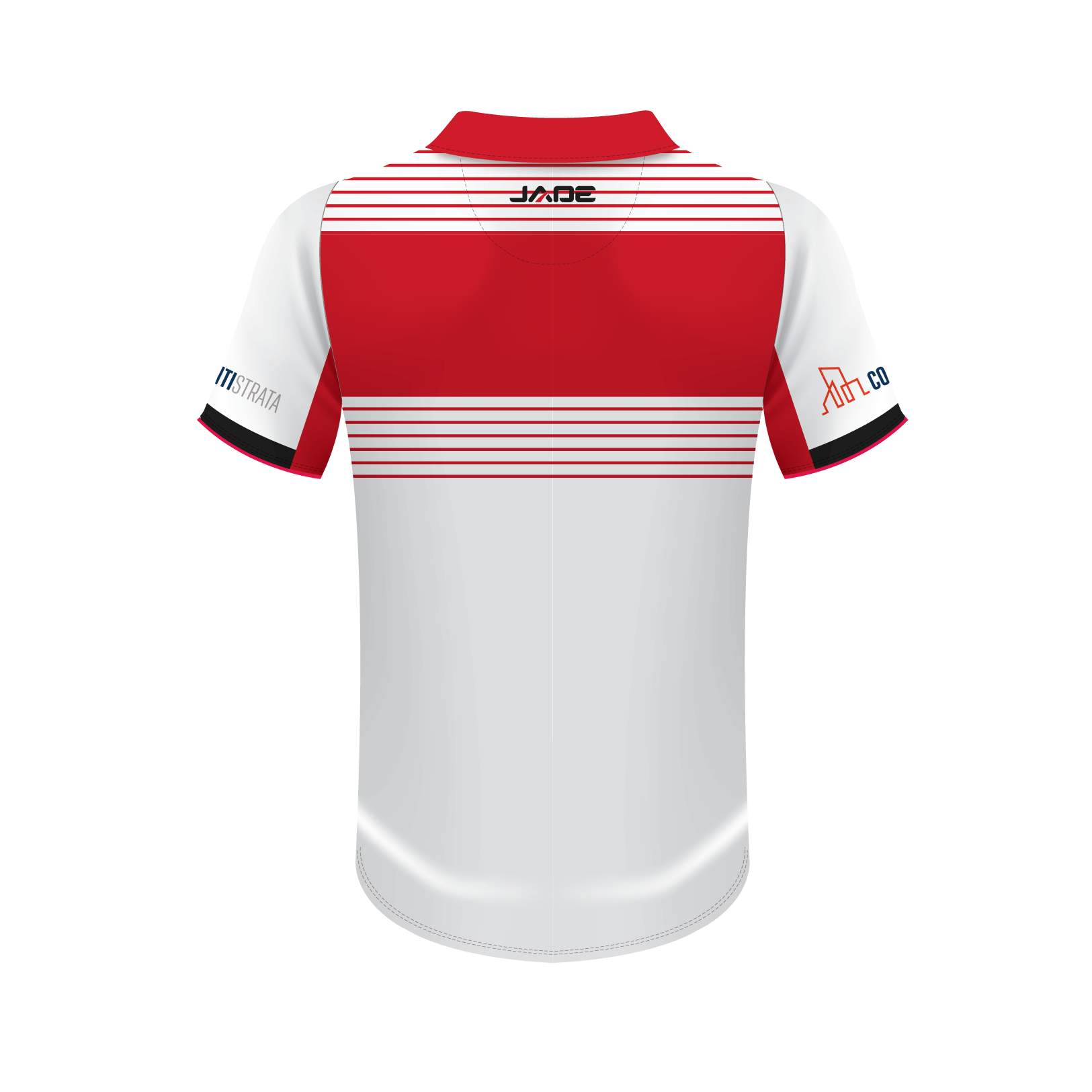 HAWKS TOUCH FULLY SUBLIMATED POLO - WHITE