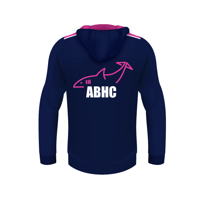 AVOCA BEACH HOCKEY ZIP HOODY CVC FLEECE WITH EMBROIDERED LOGOS