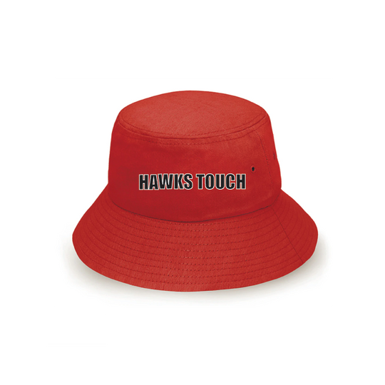 HAWKS TOUCH BUCKET HAT  - RED - Minimum order quantities apply